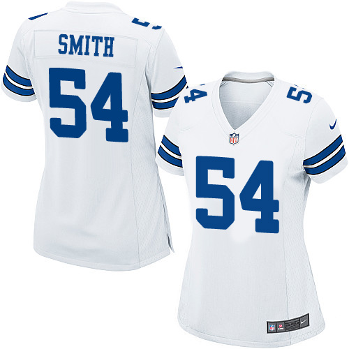 Women's Nike Dallas Cowboys #54 Jaylon Smith Game White NFL Jersey