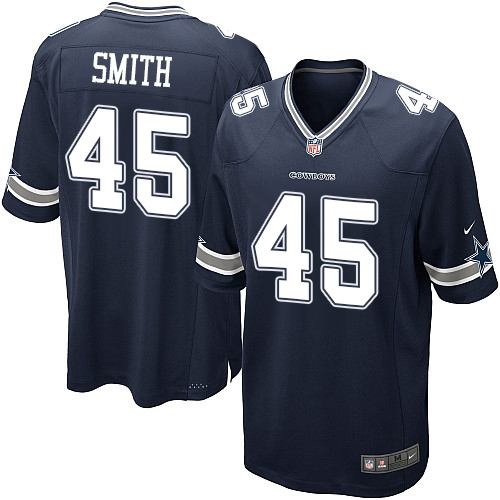 Men's Nike Dallas Cowboys #45 Rod Smith Game Navy Blue Team Color NFL Jersey