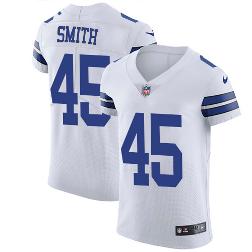 Men's Nike Dallas Cowboys #45 Rod Smith White Vapor Untouchable Elite Player NFL Jersey