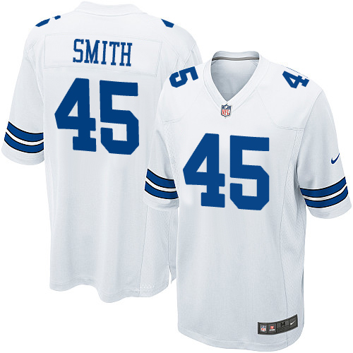 Men's Nike Dallas Cowboys #45 Rod Smith Game White NFL Jersey