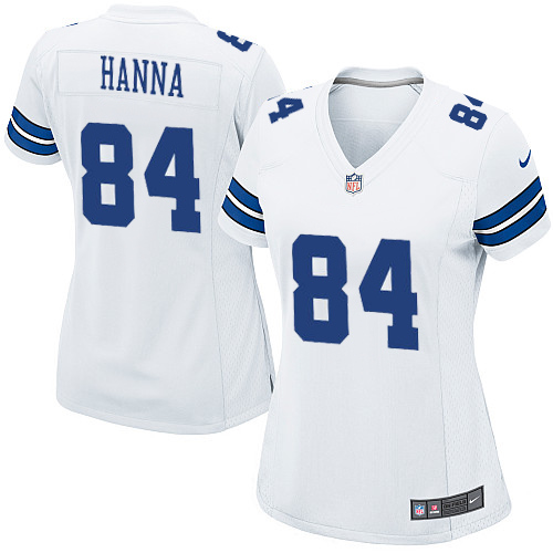 Women's Nike Dallas Cowboys #84 James Hanna Game White NFL Jersey