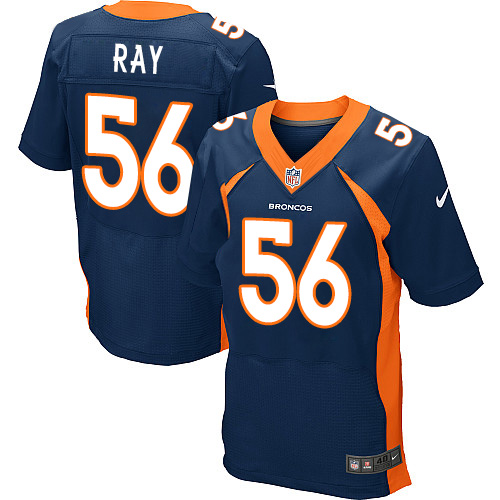 Men's Nike Denver Broncos #56 Shane Ray Elite Navy Blue Alternate NFL Jersey
