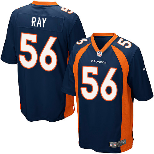 Men's Nike Denver Broncos #56 Shane Ray Game Navy Blue Alternate NFL Jersey