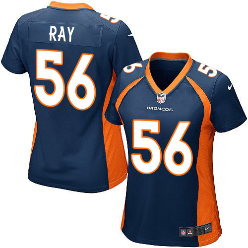 Women's Nike Denver Broncos #56 Shane Ray Game Navy Blue Alternate NFL Jersey