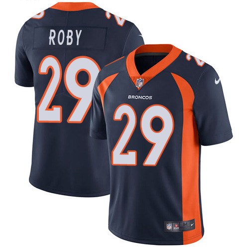 Men's Nike Denver Broncos #29 Bradley Roby Navy Blue Alternate Vapor Untouchable Limited Player NFL Jersey