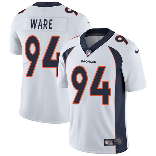 Men's Nike Denver Broncos #94 DeMarcus Ware White Vapor Untouchable Limited Player NFL Jersey
