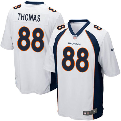 Men's Nike Denver Broncos #88 Demaryius Thomas Game White NFL Jersey