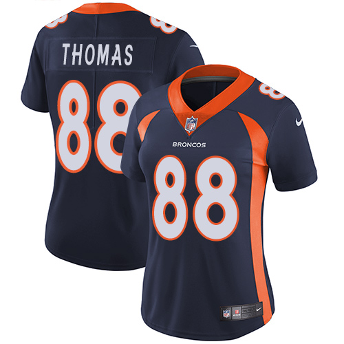 Women's Nike Denver Broncos #88 Demaryius Thomas Navy Blue Alternate Vapor Untouchable Elite Player NFL Jersey