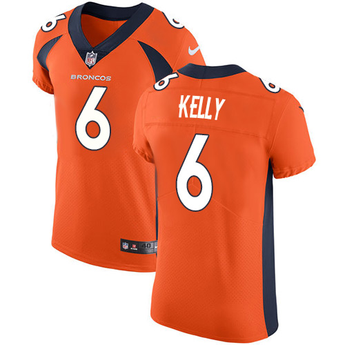 Men's Nike Denver Broncos #6 Chad Kelly Orange Team Color Vapor Untouchable Elite Player NFL Jersey