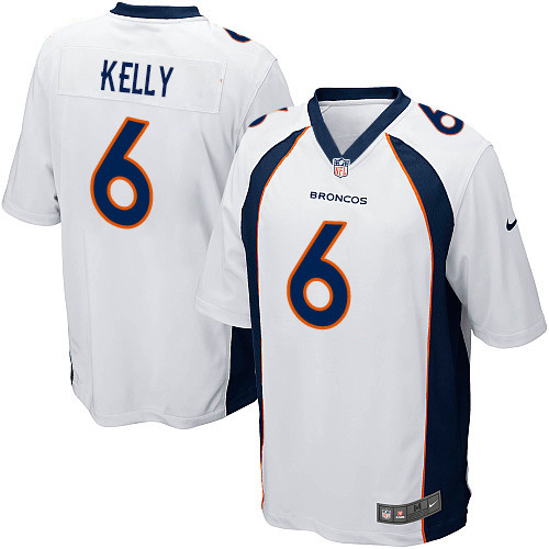 Men's Nike Denver Broncos #6 Chad Kelly Game White NFL Jersey