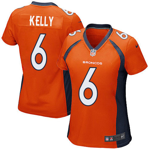 Women's Nike Denver Broncos #6 Chad Kelly Game Orange Team Color NFL Jersey