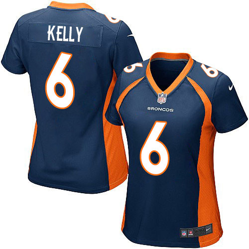 Women's Nike Denver Broncos #6 Chad Kelly Game Navy Blue Alternate NFL Jersey