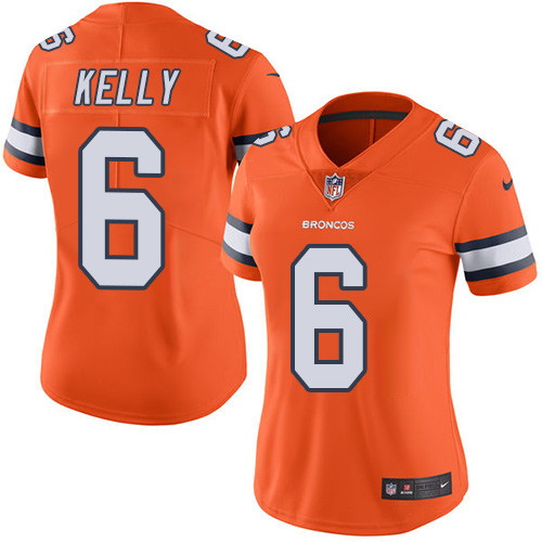 Women's Nike Denver Broncos #6 Chad Kelly Limited Orange Rush Vapor Untouchable NFL Jersey