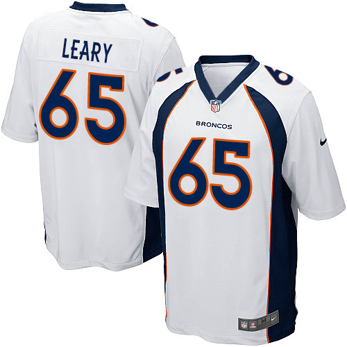 Men's Nike Denver Broncos #65 Ronald Leary Game White NFL Jersey