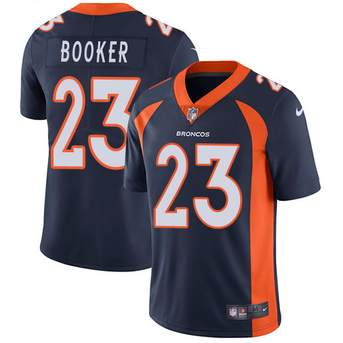 Youth Nike Denver Broncos #23 Devontae Booker Navy Blue Alternate Vapor Untouchable Elite Player NFL Jersey
