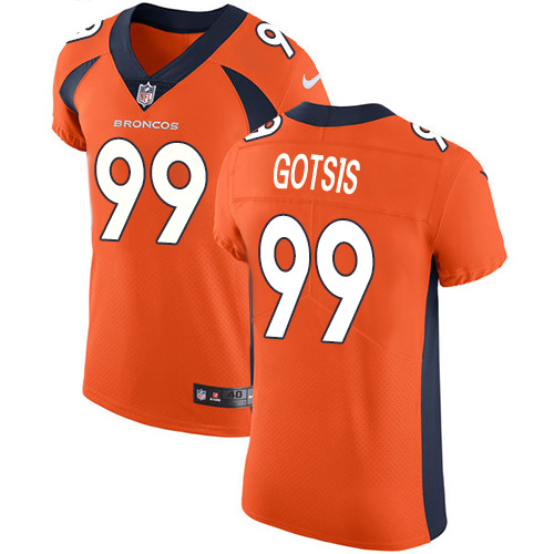Men's Nike Denver Broncos #99 Adam Gotsis Orange Team Color Vapor Untouchable Elite Player NFL Jersey
