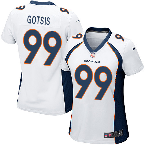 Women's Nike Denver Broncos #99 Adam Gotsis Game White NFL Jersey