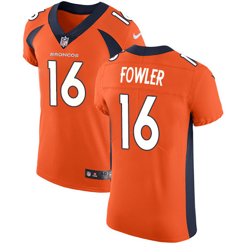 Men's Nike Denver Broncos #16 Bennie Fowler Orange Team Color Vapor Untouchable Elite Player NFL Jersey