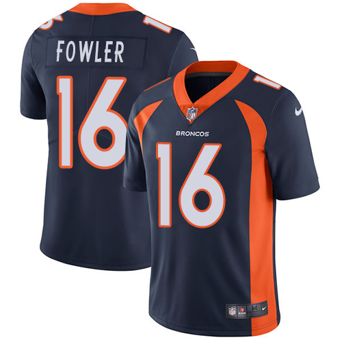 Men's Nike Denver Broncos #16 Bennie Fowler Navy Blue Alternate Vapor Untouchable Limited Player NFL Jersey