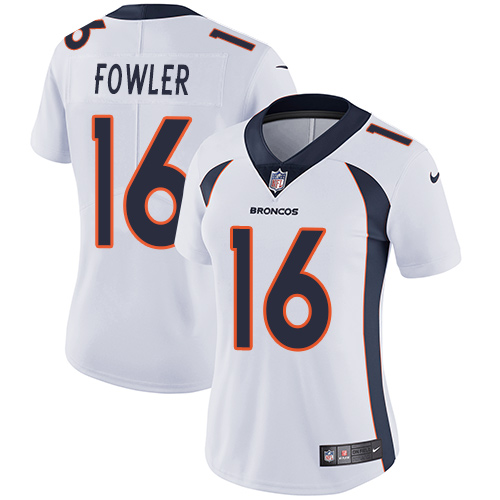 Women's Nike Denver Broncos #16 Bennie Fowler White Vapor Untouchable Elite Player NFL Jersey
