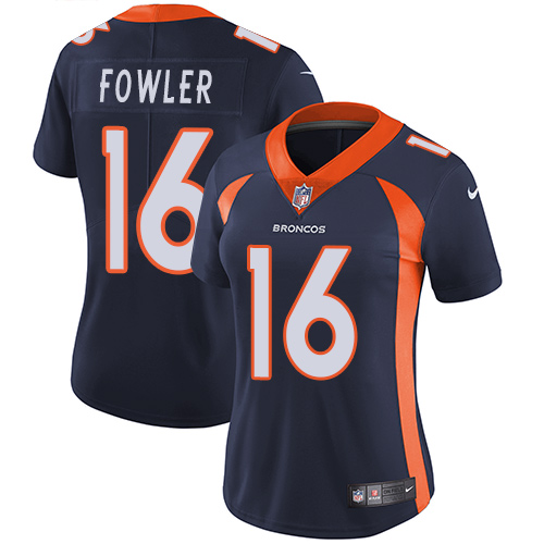 Women's Nike Denver Broncos #16 Bennie Fowler Navy Blue Alternate Vapor Untouchable Elite Player NFL Jersey