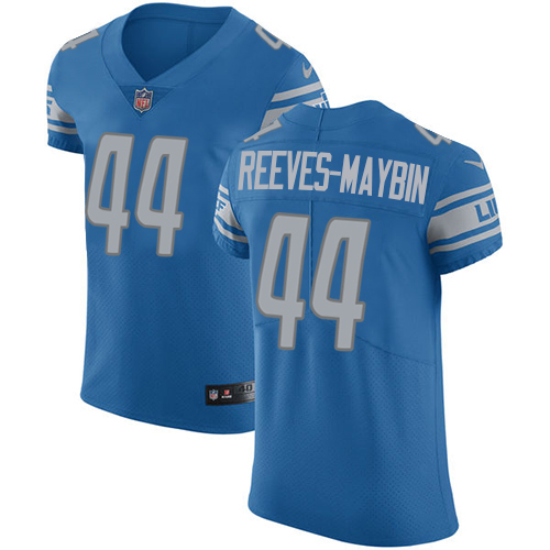 Men's Nike Detroit Lions #44 Jalen Reeves-Maybin Blue Team Color Vapor Untouchable Elite Player NFL Jersey