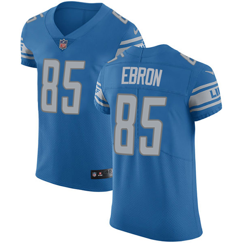 Men's Nike Detroit Lions #85 Eric Ebron Blue Team Color Vapor Untouchable Elite Player NFL Jersey