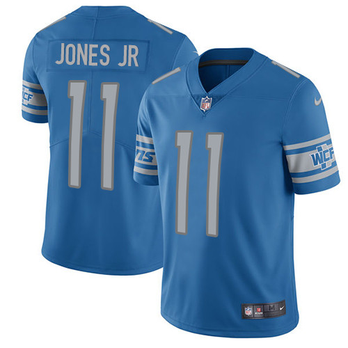 Men's Nike Detroit Lions #11 Marvin Jones Jr Blue Team Color Vapor Untouchable Limited Player NFL Jersey