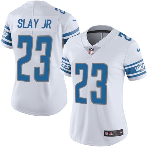 Women's Nike Detroit Lions #23 Darius Slay White Vapor Untouchable Limited Player NFL Jersey