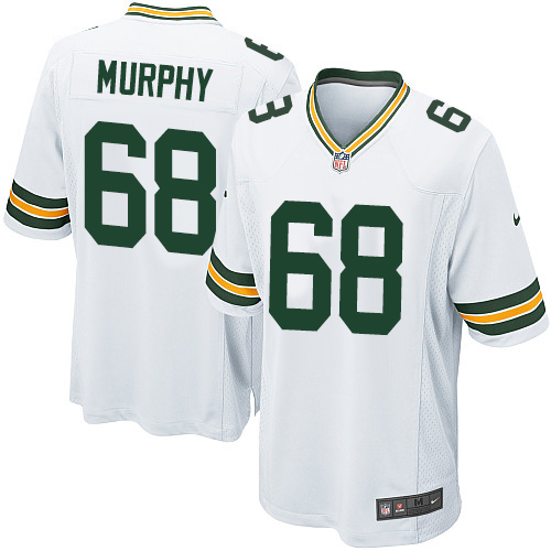 Men's Nike Green Bay Packers #68 Kyle Murphy Game White NFL Jersey
