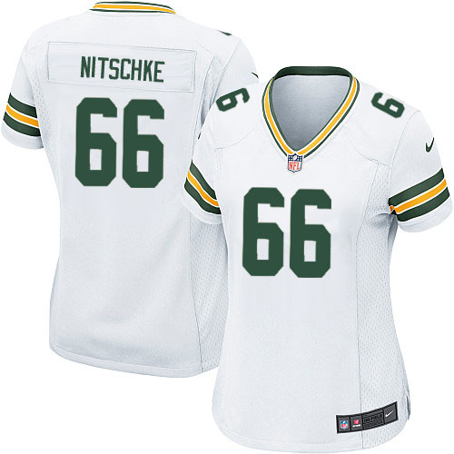 Women's Nike Green Bay Packers #66 Ray Nitschke Game White NFL Jersey