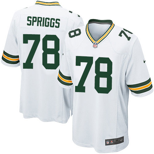 Men's Nike Green Bay Packers #78 Jason Spriggs Game White NFL Jersey