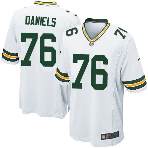 Men's Nike Green Bay Packers #76 Mike Daniels Game White NFL Jersey