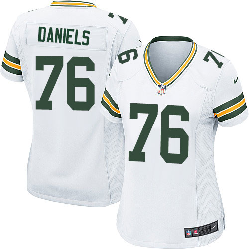Women's Nike Green Bay Packers #76 Mike Daniels Game White NFL Jersey
