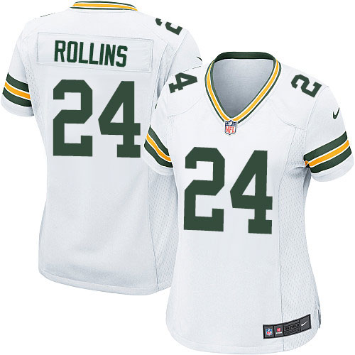 Women's Nike Green Bay Packers #24 Quinten Rollins Game White NFL Jersey