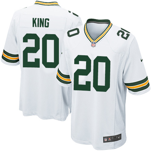Men's Nike Green Bay Packers #20 Kevin King Game White NFL Jersey