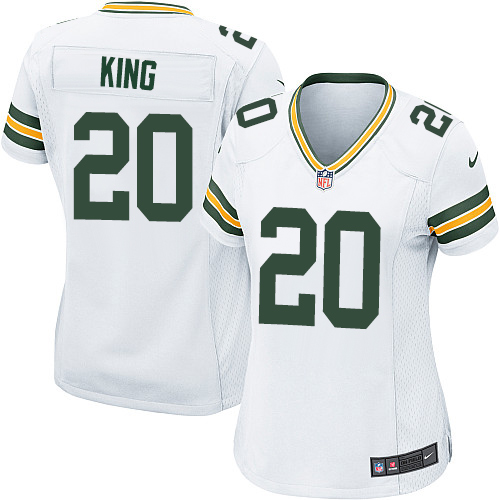 Women's Nike Green Bay Packers #20 Kevin King Game White NFL Jersey