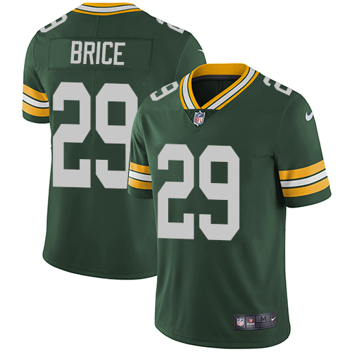 Men's Nike Green Bay Packers #29 Kentrell Brice Green Team Color Vapor Untouchable Limited Player NFL Jersey