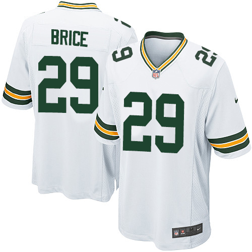 Men's Nike Green Bay Packers #29 Kentrell Brice Game White NFL Jersey