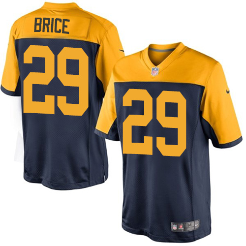 Men's Nike Green Bay Packers #29 Kentrell Brice Limited Navy Blue Alternate NFL Jersey