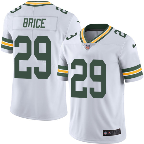 Youth Nike Green Bay Packers #29 Kentrell Brice White Vapor Untouchable Elite Player NFL Jersey