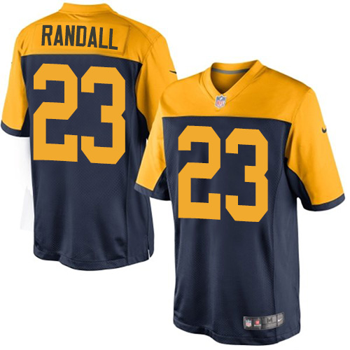 Youth Nike Green Bay Packers #23 Damarious Randall Navy Blue Alternate Vapor Untouchable Elite Player NFL Jersey