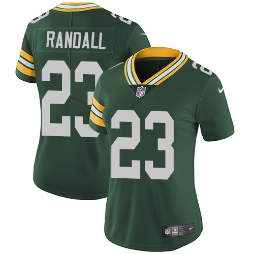 Women's Nike Green Bay Packers #23 Damarious Randall Green Team Color Vapor Untouchable Elite Player NFL Jersey