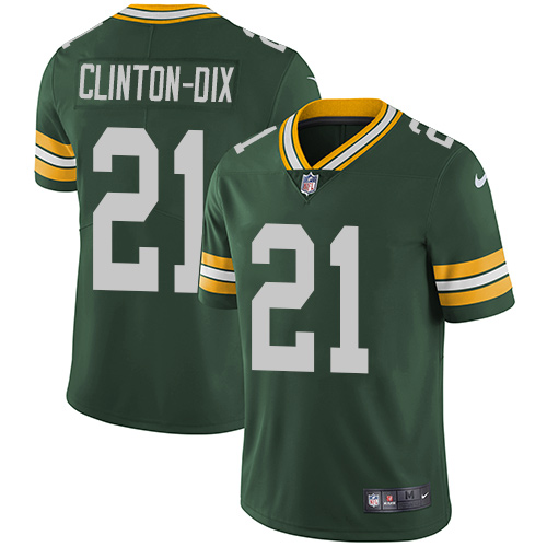 Men's Nike Green Bay Packers #21 Ha Ha Clinton-Dix Green Team Color Vapor Untouchable Limited Player NFL Jersey