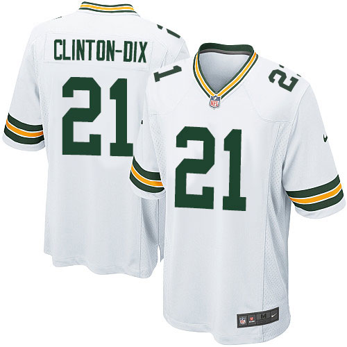 Men's Nike Green Bay Packers #21 Ha Ha Clinton-Dix Game White NFL Jersey