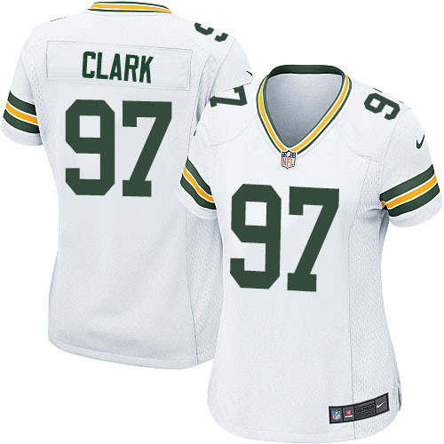 Women's Nike Green Bay Packers #97 Kenny Clark Game White NFL Jersey