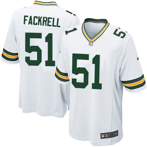 Men's Nike Green Bay Packers #51 Kyler Fackrell Game White NFL Jersey