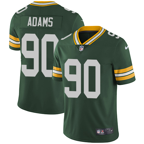 Men's Nike Green Bay Packers #90 Montravius Adams Green Team Color Vapor Untouchable Limited Player NFL Jersey