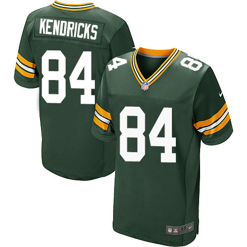 Men's Nike Green Bay Packers #84 Lance Kendricks Elite Green Team Color NFL Jersey