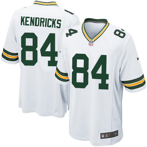 Men's Nike Green Bay Packers #84 Lance Kendricks Game White NFL Jersey